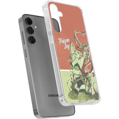 DC Comics Bombshells Poison Ivy Galaxy S24 Plus Clear Case
