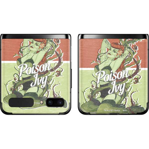 DC Comics Bombshells Poison Ivy Galaxy Z Flip Skin