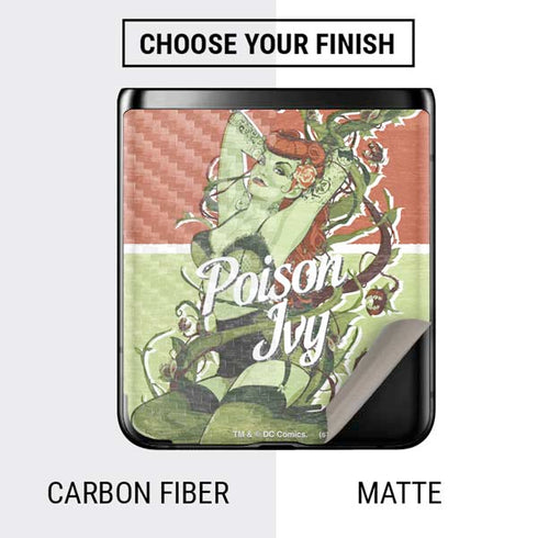 DC Comics Bombshells Poison Ivy Galaxy Z Flip Skin