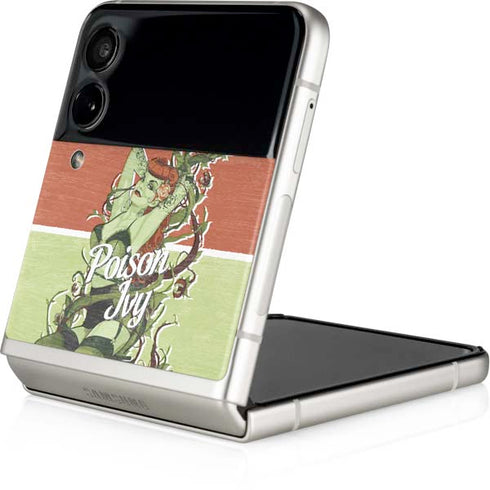 DC Comics Bombshells Poison Ivy Galaxy Z Flip3 5G Skin