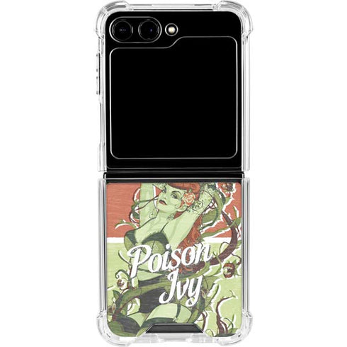 DC Comics Bombshells Poison Ivy Galaxy Z Flip5 5G Clear Case