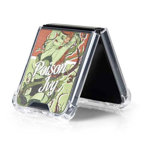 DC Comics Bombshells Poison Ivy Galaxy Z Flip5 5G Clear Case