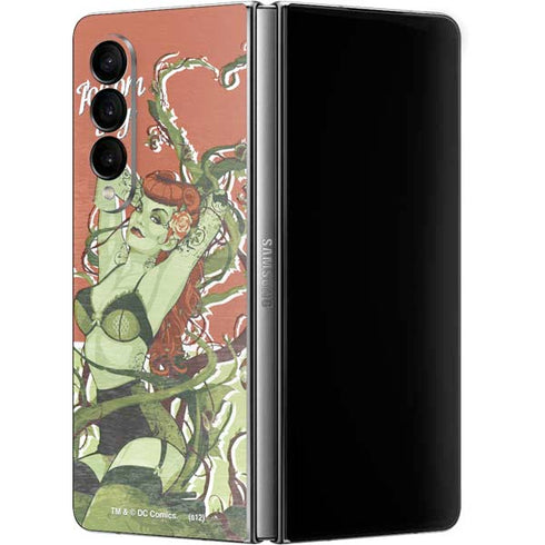 DC Comics Bombshells Poison Ivy Galaxy Z Fold4 5G Skin