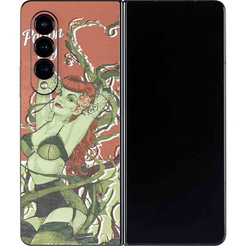 DC Comics Bombshells Poison Ivy Galaxy Z Fold4 5G Skin