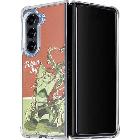 DC Comics Bombshells Poison Ivy Galaxy Z Fold5 5G Clear Case