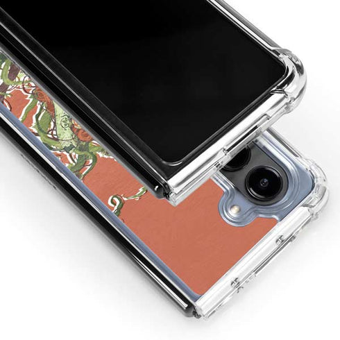 DC Comics Bombshells Poison Ivy Galaxy Z Fold5 5G Clear Case