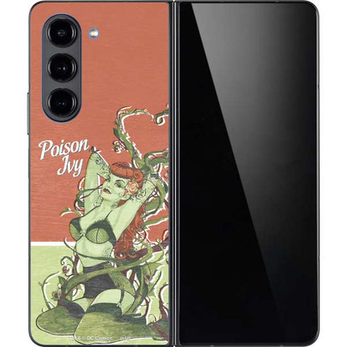 DC Comics Bombshells Poison Ivy Galaxy Z Fold5 5G Skin