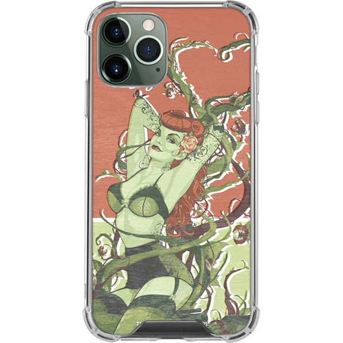 DC Comics Bombshells Poison Ivy iPhone 11 Pro Max Clear Case