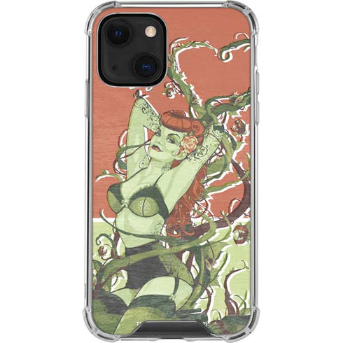 DC Comics Bombshells Poison Ivy iPhone 14 Plus Clear Case
