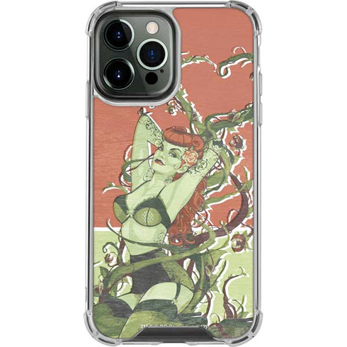 DC Comics Bombshells Poison Ivy iPhone 14 Pro Max Clear Case