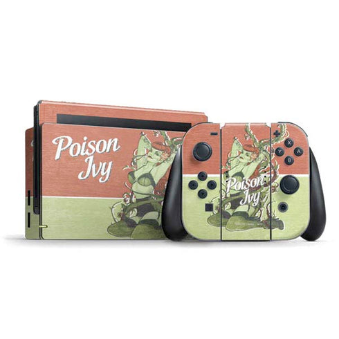 DC Comics Bombshells Poison Ivy Nintendo Switch Bundle Skin