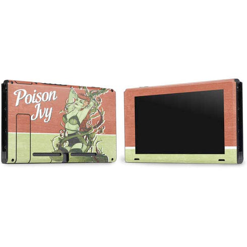 DC Comics Bombshells Poison Ivy Nintendo Switch Bundle Skin