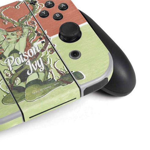 DC Comics Bombshells Poison Ivy Nintendo Switch OLED (2021) Skin