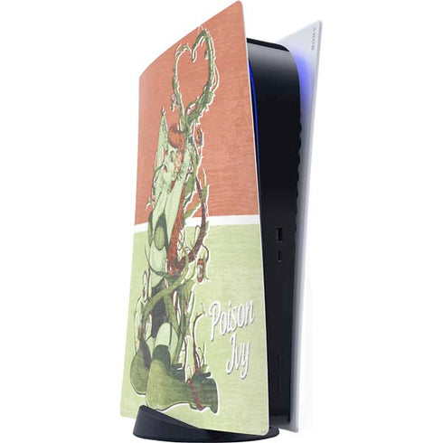 DC Comics Bombshells Poison Ivy PS5 Digital Edition Console Skin