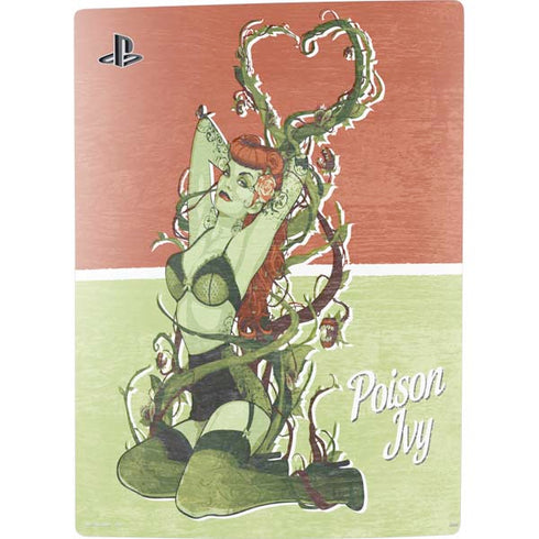 DC Comics Bombshells Poison Ivy PS5 Digital Edition Console Skin