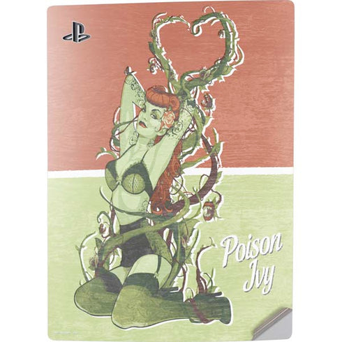 DC Comics Bombshells Poison Ivy PS5 Digital Edition Console Skin