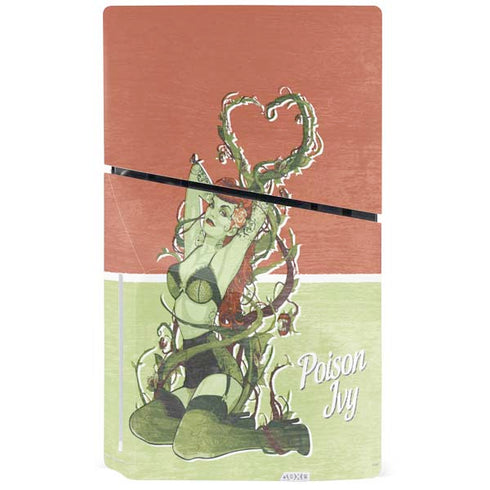 DC Comics Bombshells Poison Ivy PS5 Slim Disk Bundle Skin