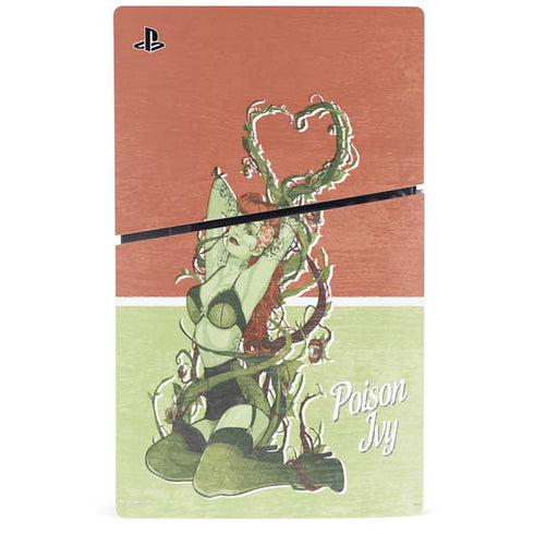 DC Comics Bombshells Poison Ivy PS5 Slim Disk Console Skin