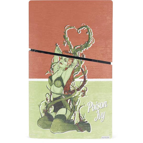 DC Comics Bombshells Poison Ivy PS5 Slim Digital Edition Bundle Skin