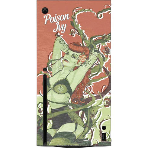DC Comics Bombshells Poison Ivy Xbox Series X Console Skin