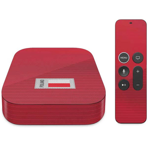 Poland Soccer Flag Apple TV Skin