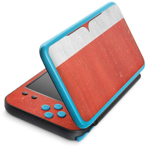 Poland Flag Distressed Nintendo 2DS XL (2017) Skin