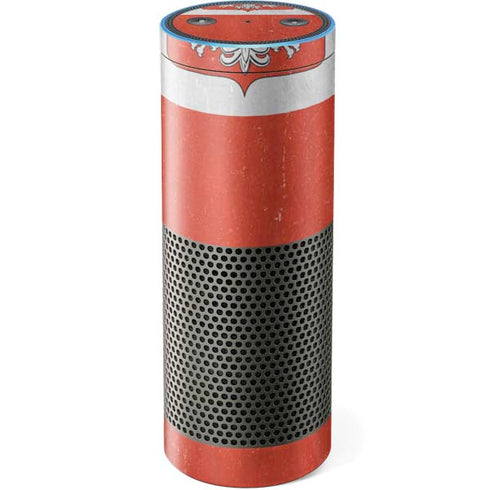 Poland Flag Distressed Amazon Echo Skin