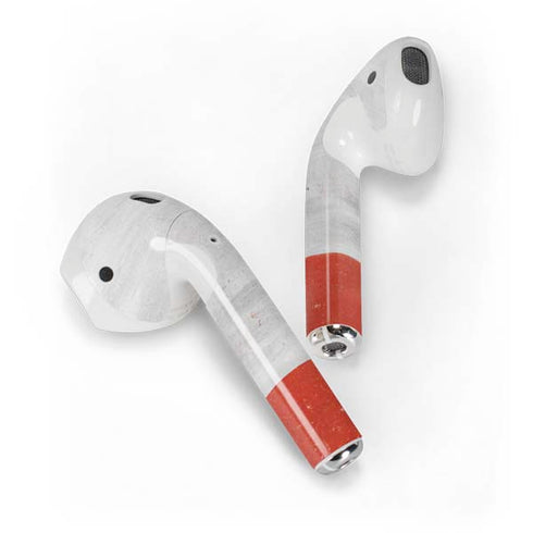 Poland Flag Distressed Apple AirPods 2 Skin