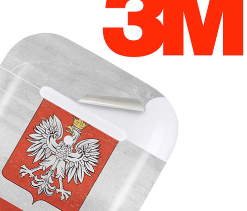 Poland Flag Distressed Apple AirPods Skin