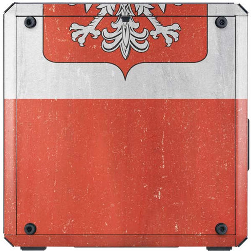 Poland Flag Distressed Cooler Master MasterBox Q300L Mini Tower Skin