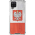 Poland Flag Distressed Galaxy A12 Clear Case