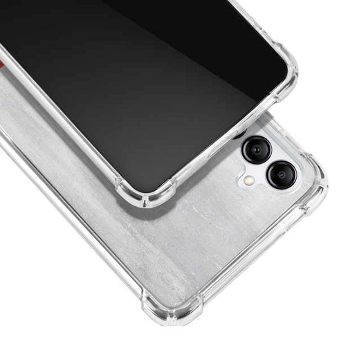 Poland Flag Distressed Galaxy A14 5G Clear Case