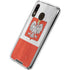 Poland Flag Distressed Galaxy A30 Clear Case