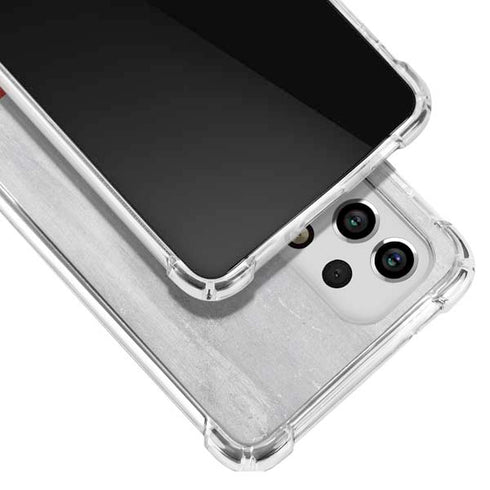 Poland Flag Distressed Galaxy A33 5G Clear Case