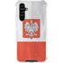 Poland Flag Distressed Galaxy A54 5G Clear Case