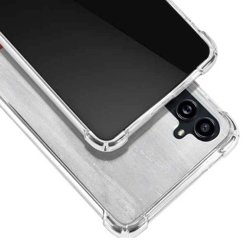 Poland Flag Distressed Galaxy A54 5G Clear Case