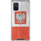 Poland Flag Distressed Galaxy A71 5G Clear Case