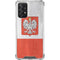 Poland Flag Distressed Galaxy A72 5G Clear Case