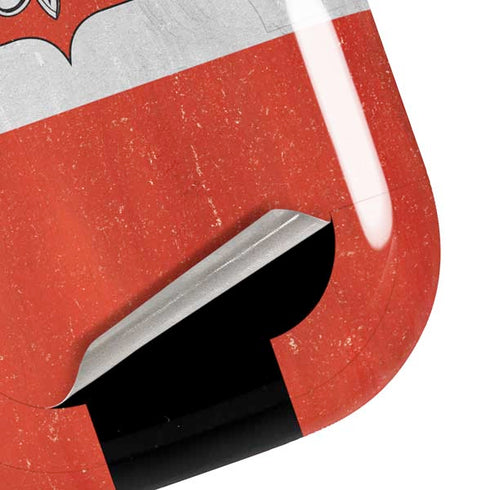 Poland Flag Distressed Galaxy Buds Pro Skin