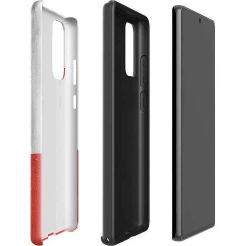 Poland Flag Distressed Galaxy Note20 5G Pro Case