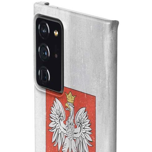 Poland Flag Distressed Galaxy Note20 Ultra 5G Lite Case