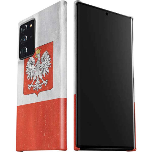 Poland Flag Distressed Galaxy Note20 Ultra 5G Lite Case