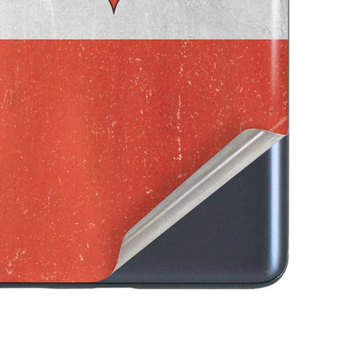 Poland Flag Distressed Galaxy S20 Fan Edition Skin