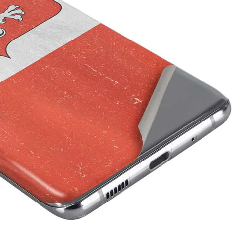 Poland Flag Distressed Galaxy S20 Ultra 5G Skin