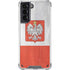 Poland Flag Distressed Galaxy S21 5G Clear Case