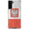 Poland Flag Distressed Galaxy S21 FE Clear Case