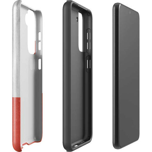 Poland Flag Distressed Galaxy S21 FE Pro Case