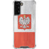Poland Flag Distressed Galaxy S22 Plus Clear Case