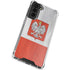 Poland Flag Distressed Galaxy S22 Plus Clear Case