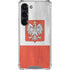 Poland Flag Distressed Galaxy S23 Clear Case